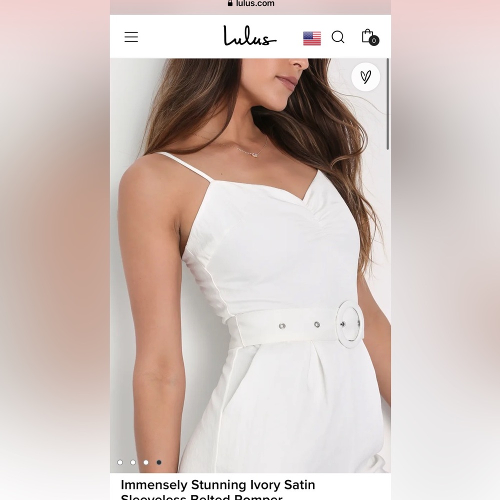 White romper - Picture 4 of 6